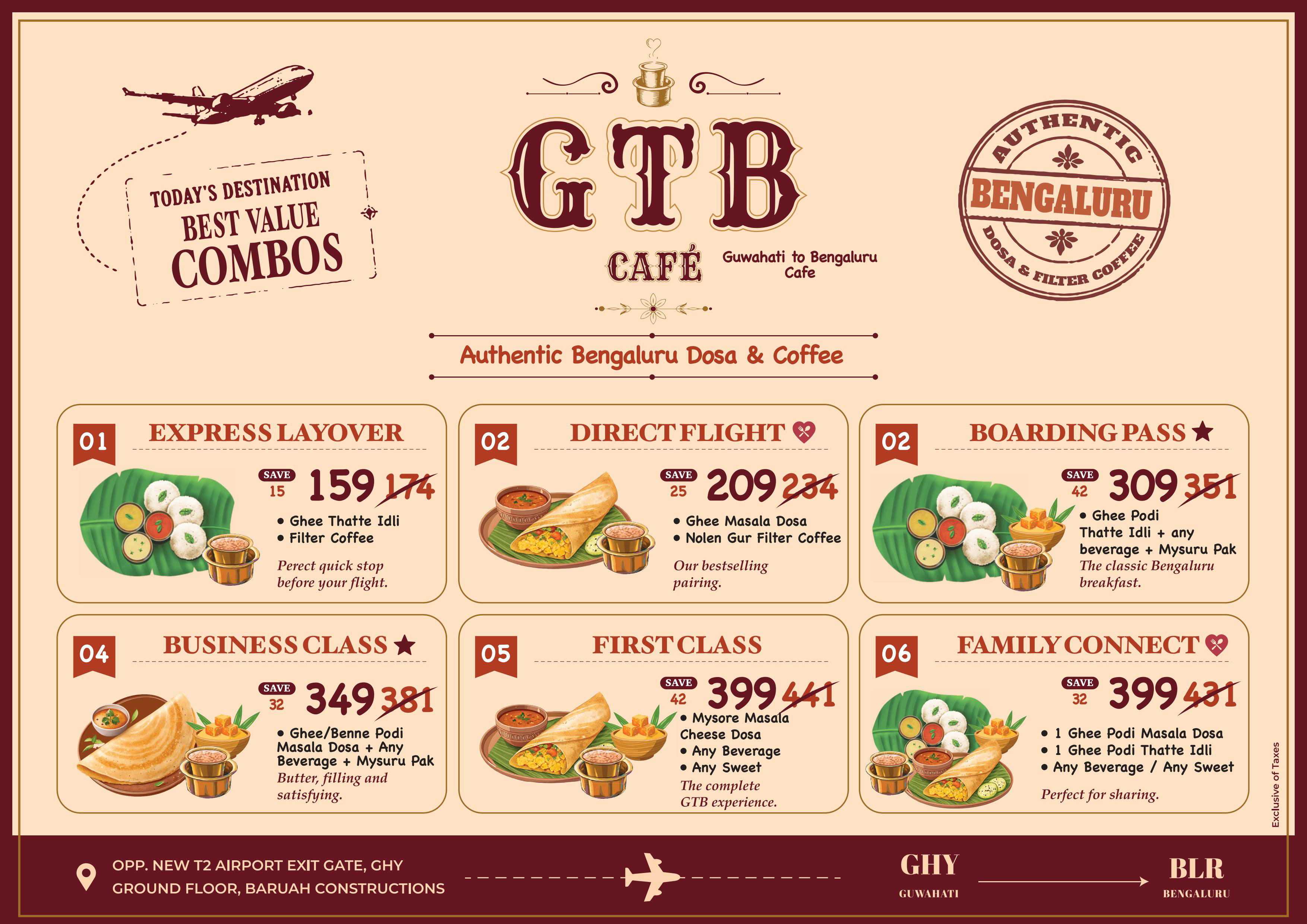 GTB Café Menu Page 2